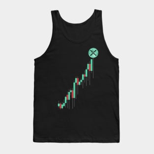 Vintage Stock Chart Ripple XRP Coin To The Moon Trading Hodl Crypto Token Cryptocurrency Blockchain Wallet Birthday Gift For Men Women Kids Tank Top